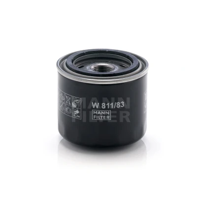 Imagem de MANN FILTER W 811/83 Filtro de óleo 3/4 16 UNF com uma válvula retenção aparafusado NISSAN: MICRA 1