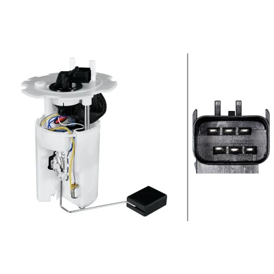 Imagem de HELLA 8TF 358 306 531 Unidade de alimentação combustível com junta, sensor nível elétrico Gasolina
