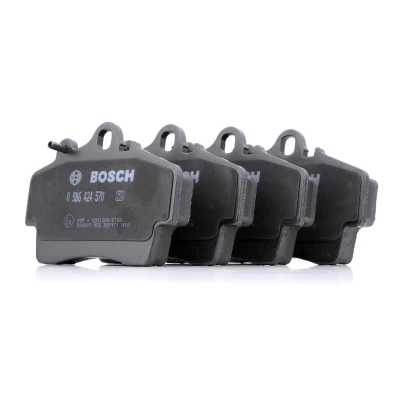 Imagem de BOSCH 0 986 424 570 Jogo de pastilhas para travão disco Baixo teor metálico com chapa anti ruído, instruções montagem PORSCHE: Boxster