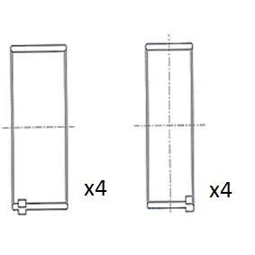 Imagem de FAI AutoParts BB2069 STD Capas de Biela FORD: Mondeo 5 Kombi, KUGA 2, Transit Mk6 Camião plataforma / Chassis, PEUGEOT: Boxer Van, 508 I SW