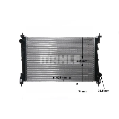 Imagem de MAHLE ORIGINAL CR 1112 000S Radiador, arrefecimento do motor OPEL: Corsa B Hatchback, D FIAT: Grande Punto BRAVO 2