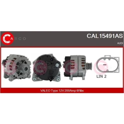 Imagem de CASCO CAL10278AS Alternador 12V 120A OPEL: Astra G Caravan, Van, Vectra C Caravan