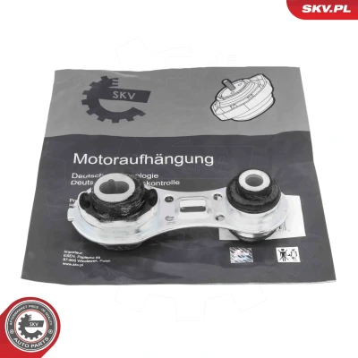 Imagem de ESEN SKV 75SKV064 Suporte, motor à direita, em cima Rolamento de Borracha e metal Alumínio, 151mm 50mm RENAULT: MEGANE 2 Kombi,