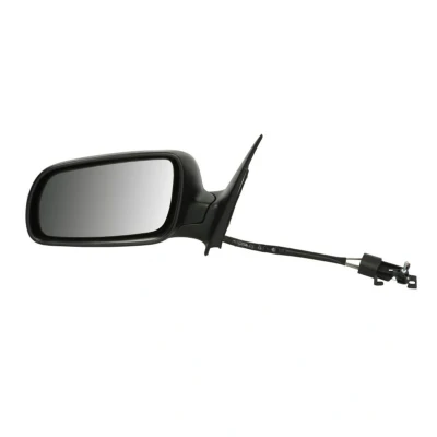Imagem de espelho retrovisor Tyc 332 0002 esquerda preto ajuste: por cabo de aço, não esférico, caixa do grande SKODA: Fabia 1 Combi, I Hatchback
