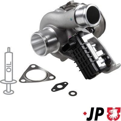 Imagem de JP GROUP 3117400200 Turbocompressor accionado pelos gases de escape incl. Kit juntas PEUGEOT: Boxer Camião plataforma/Chassis