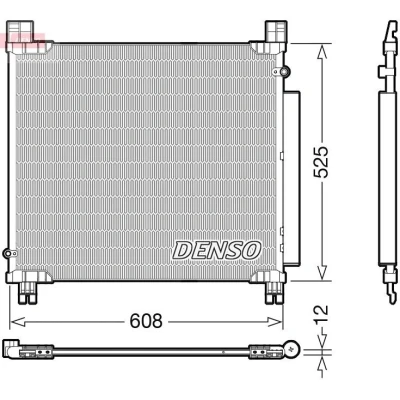Imagem de DENSO DCN50050 Condensador com secador R 134a