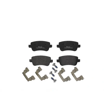 Imagem de BREMBO P 23 102 Jogo de pastilhas para travão disco excl. contacto aviso desgaste com parafusos pinça sem acessórios