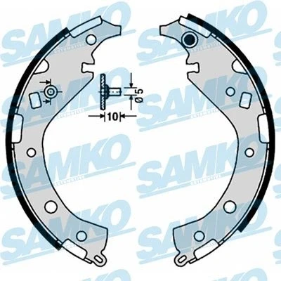 Imagem de SAMKO 89170 Maxilas de Travão 228mm 42mm TOYOTA: RAV4 II SUV