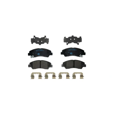 Imagem de HELLA 8DB 355 023 001 Jogo de pastilhas para travão disco com avisador sonoro desgaste acessórios HYUNDAI: i10 II Hatchback