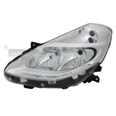 Imagem de TYC 20 12050 05 2 Farol Principal esquerda H7/H7 para circulação pela direita sem motor elétrico RENAULT: Clio 3, III Grandtour
