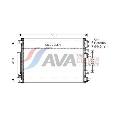 Imagem de Condensador, ar condicionado AVA COOLING CR5093D
