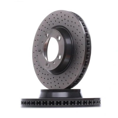 Imagem de BREMBO COATED DISC LINE 09.C877.11 Disco de travão 330 34 5 perfurado/ventilado revestido alto carbono com parafusos PORSCHE: 911 Coupe, Cabrio