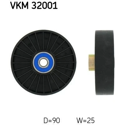 Imagem de SKF VKM 32001 Polia de Desvio ALFA ROMEO: 156 Sportwagon, FIAT: BRAVO 1, LANCIA: Y