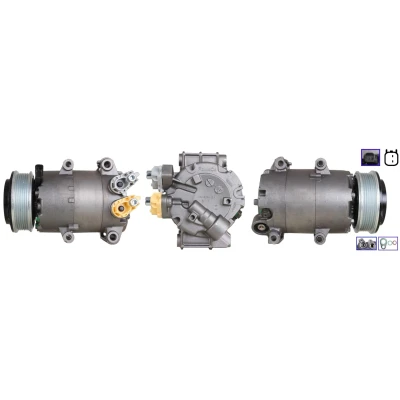 Imagem de LUCAS ACP999 Compressor PAG 46 R 134a com juntas FORD: FIESTA 6, FOCUS 3 Turnier