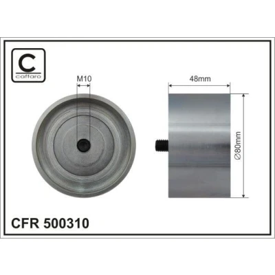 Imagem de CAFFARO 500329 Polia Tensora