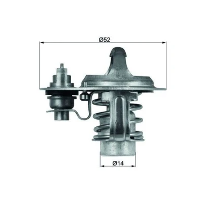 Imagem de MAHLE ORIGINAL TX 76 88D Termóstato, líquido de refrigeração 88 52 com junta MAZDA: FAMILIA 5, 323 F 6, MX 5 I, KIA: Sportage FORD: Ranger Mk2