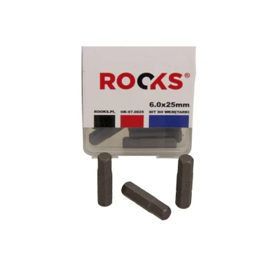 Imagem de ROOKS OK 07.0025 Kit de bits aparafusamento Estojo plástico 10