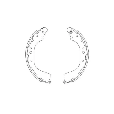 Imagem de KAVO PARTS KBS 7411 Maxilas de Travão 295 50 NISSAN: Pick Up
