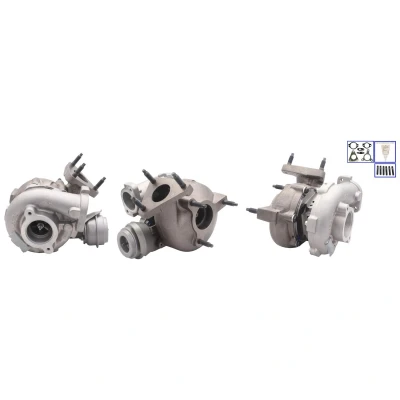 Imagem de ELSTOCK 91 1810 Turbocompressor accionado pelos gases de escape, atuador controlo pneumático com juntas