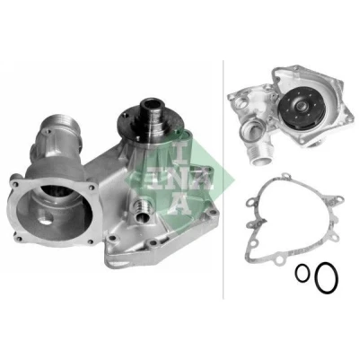 Imagem de INA 538 0190 10 Bomba de água para accionamento da correia trapezoidal estriada BMW: 5 Sedan, Touring, 7
