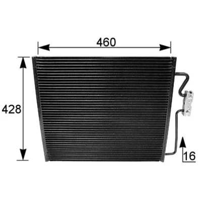 Imagem de MAHLE ORIGINAL AC 154 001S Condensador sem secador 462 BMW: 7