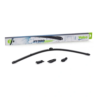 Imagem de Escova do limpa vidros Valeo Hydroconnect 578511 600mm à frente Sem armação Fixação por ganchos, Top Lock, cavilha FIAT: 500 Hatchback