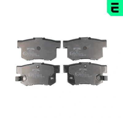Imagem de OPTIMAL BP 09654 Jogo de pastilhas para travão disco Eixo traseiro com avisador sonoro desgaste HONDA: CIVIC 7 Hatchback, 6 Fastback