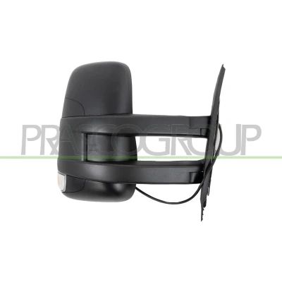 Imagem de espelho retrovisor Prasco FT9507323 à direita preto elétrico aquecível, braço do comprido, sem cor IVECO: Daily 6