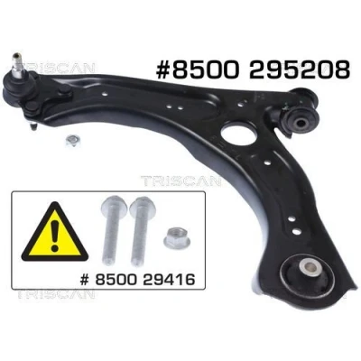Imagem de TRISCAN 8500 295208 Braço de suspensão com articulação suspensão/guia, apoio borracha transversal SEAT: IBIZA 5