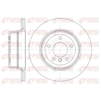 Imagem de REMSA Disco de travão BMW: 5 Sedan, Touring Eixo traseiro 320, 319,7mm 20mm ventilado 61336.10 34216763345,34216864053,BDM753120,DCA6133610
