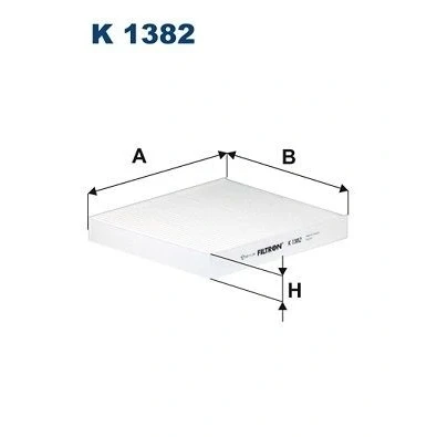 Imagem de FILTRON K 1382 Filtro, ar do habitáculo Filtro de partículas 240 209 30