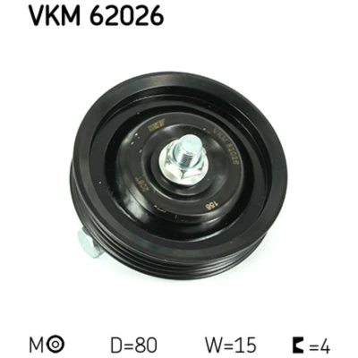 Imagem de SKF VKM 62026 Polia Tensora NISSAN: NP300 Navara Pick up, Camião de plataforma / Chassis