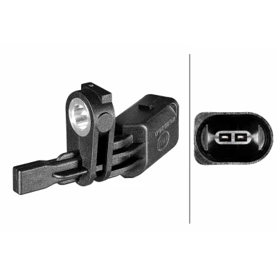 Imagem de HELLA 6PU 358 216 511 Sensor de ABS Hall 2pólos VOLKSWAGEN: Polo VI