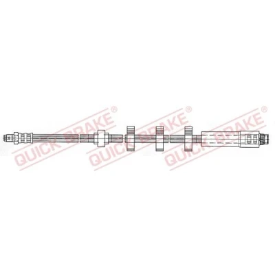 Imagem de QUICK BRAKE 37.917 Mangueira de Travão 540mm M10x1 com rosca interior, exterior PEUGEOT: 406 Sedan