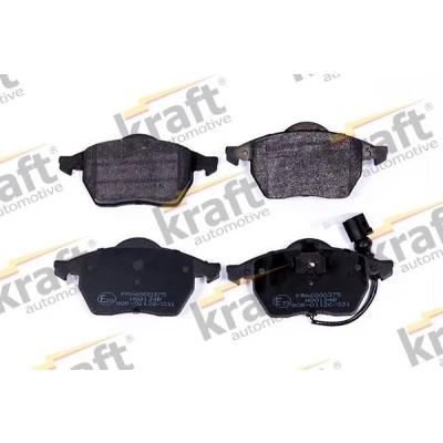 Imagem de KRAFT 6000375 Jogo de pastilhas para travão disco Eixo dianteiro incl. contacto aviso desgaste VOLKSWAGEN: GOLF 4, 3, Polo IV Hatchback