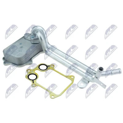 Imagem de NTY CCL AU 008 Radiador de Óleo VOLKSWAGEN: Polo V Hatchback, Passat B6 Sedan, GOLF 6, SEAT: Ibiza 4 Sportcoupe, ST, Leon II Hatchback