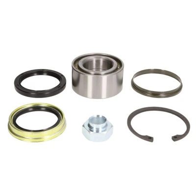 Imagem de MEYLE 33 14 650 0004 Kit de Rolamento roda Eixo dianteiro, ambos os lados com material montagem ORIGINAL Quality 68 esferas