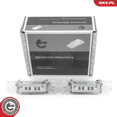 Imagem de ESEN SKV 72SKV518 Luz de Placa LED esquerda, à direita VOLKSWAGEN: Golf 4, 4 Variant