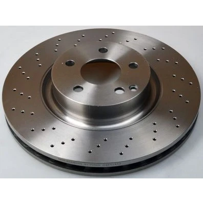 Imagem de DENCKERMANN Disco de travão MERCEDES BENZ: Classe S Sedan 335mm 32mm 5 112mm perfurado/ventilado, ventilado B130569 2214210612,2214211012,22142111712