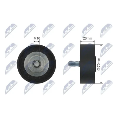 Imagem de Polia de desvio/de guia, correia trapezoidal NTY RNK BM 036