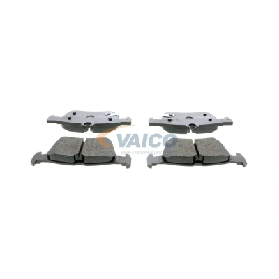 Imagem de VAICO V25 1775 Jogo de pastilhas para travão disco Q+, original equipment manufacturer quality Eixo traseiro com avisador sonoro desgaste
