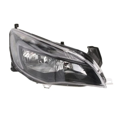 Imagem de TYC 20 15601 06 2 Farol Principal à direita H7/H7, LED preto com luz de circulação diurna para pela LED, motor elétrico