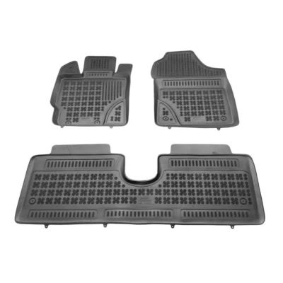 Imagem de REZAW PLAST 201421 Conjunto de tapete chão Borracha à frente e atrás 3 preto medida TOYOTA: Yaris III Hatchback