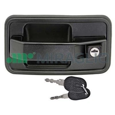 Imagem de MIRAGLIO 80/389 Puxadores de Porta à direita, frente e atrás com chave preto FIAT: Ducato I Van, Camião plataforma/Chassis