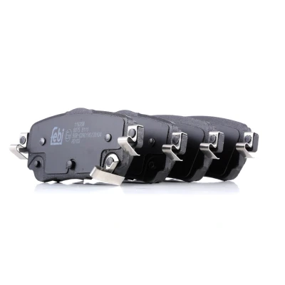 Imagem de FEBI BILSTEIN 116268 Jogo de pastilhas para travão disco Eixo traseiro com avisador sonoro desgaste NISSAN: Qashqai 2, X Trail, Leaf II