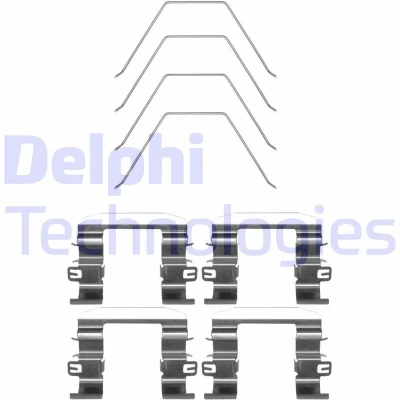 Imagem de DELPHI LX0669 Kit de acessórios, pastilhas travão