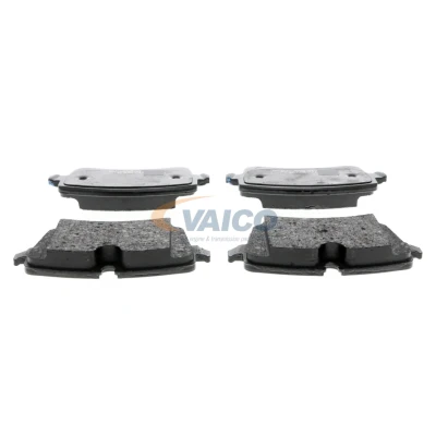 Imagem de VAICO V10 1024 Jogo de pastilhas para travão disco Q+, original equipment manufacturer quality Eixo traseiro incl. contacto aviso desgaste