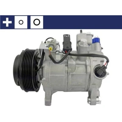 Imagem de MAHLE ORIGINAL ACP 348 000S Compressor 6SBU14A 12 PAG 46 R 134a com retentor BMW: 5 Touring, 3 Coupe, Sedan