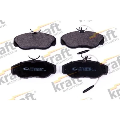 Imagem de KRAFT 6003370 Jogo de pastilhas para travão disco Eixo dianteiro incl. contacto aviso desgaste FIAT: Ducato II Van