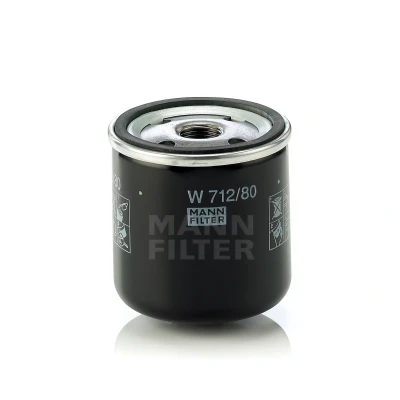 Imagem de MANN FILTER W 712/80 Filtro de óleo 3/4 16 UNF com uma válvula retenção aparafusado SAAB: 9 3 Hatchback, 5 Sedan, 900 II Cabrio